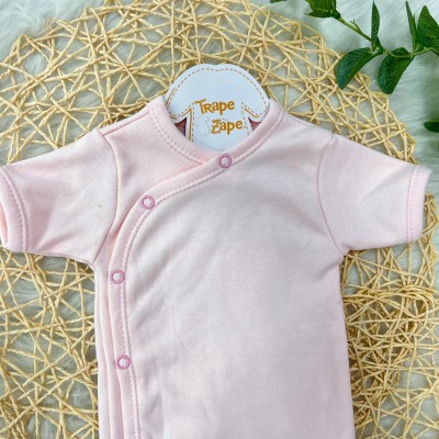  Body kimono M/c rosa claro liso